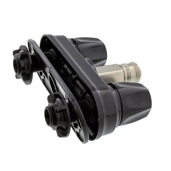 American Brass 4" Quick Disconnect Valve – Matte Black, Heavy-Duty Plumbing - Picture 2 of 6